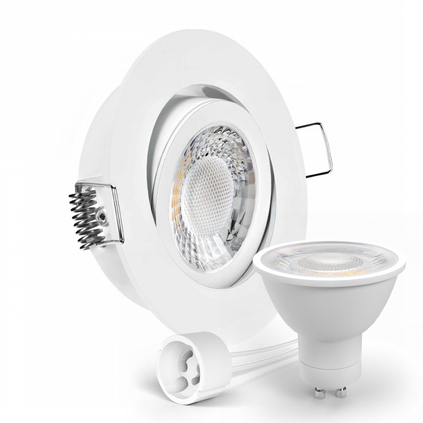 LED Deckenleuchte schwenkbar Retro weiß GU10 Spot hier günstig online