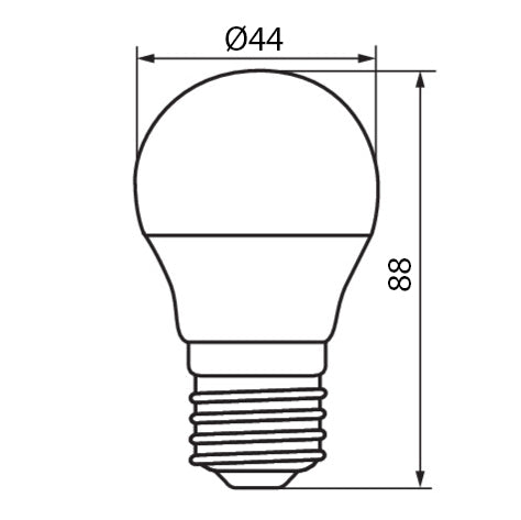 8W LED Leuchtmittel neutralweiß 4000K E27 230V