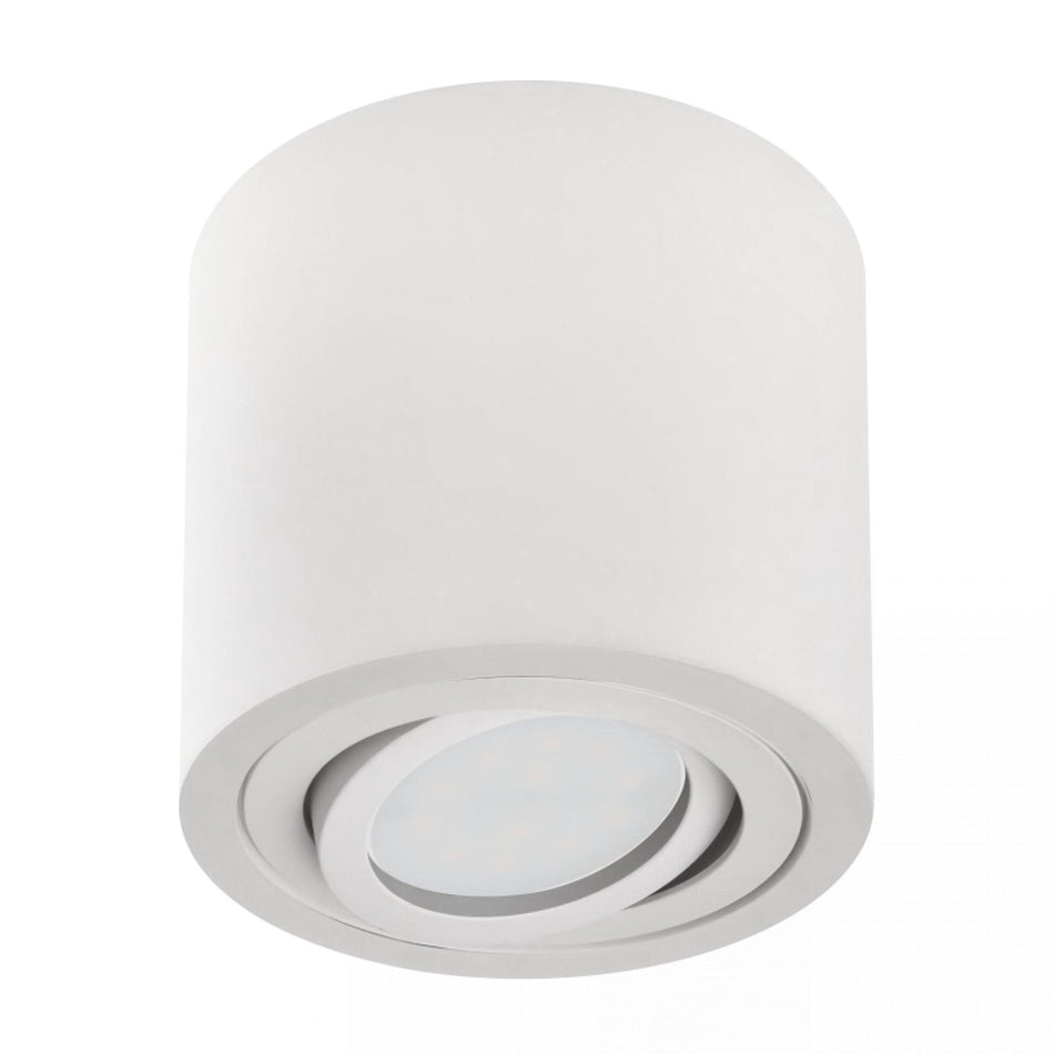 LED Aufbaustrahler 360° schwenkbar rund weiß