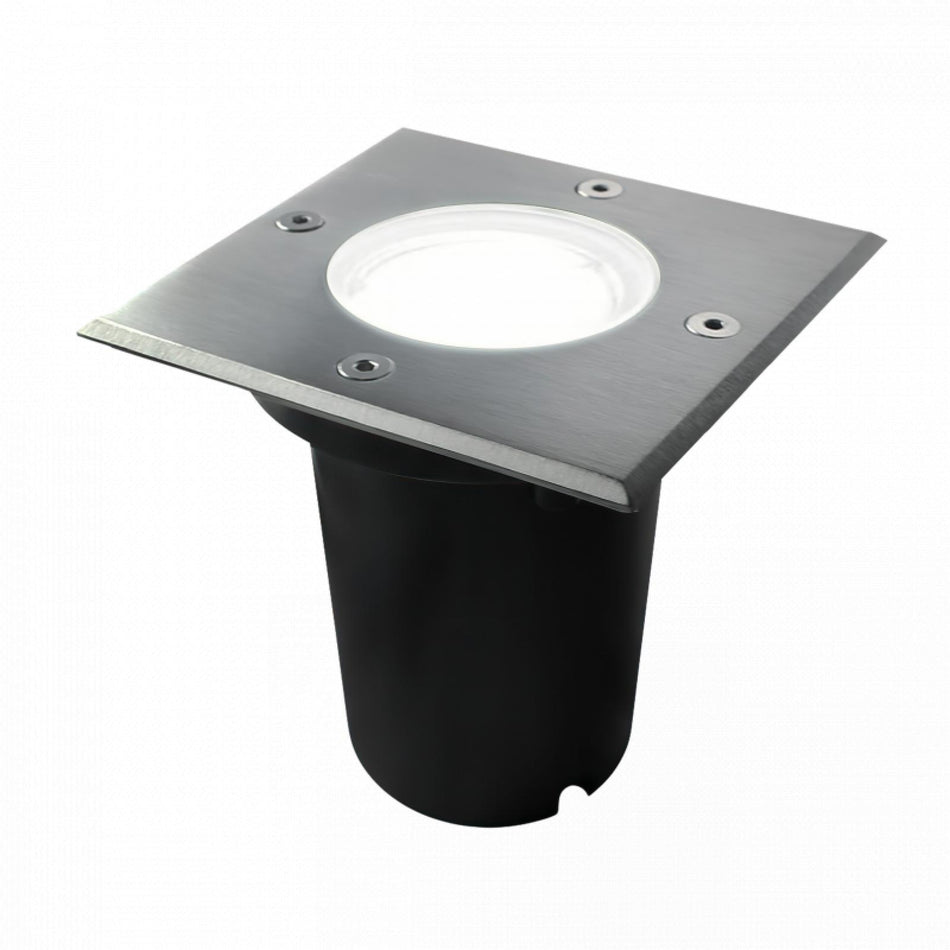 LED Bodeneinbaustrahler eckig Edelstahl Außenleuchte Bodenleuchte IP67