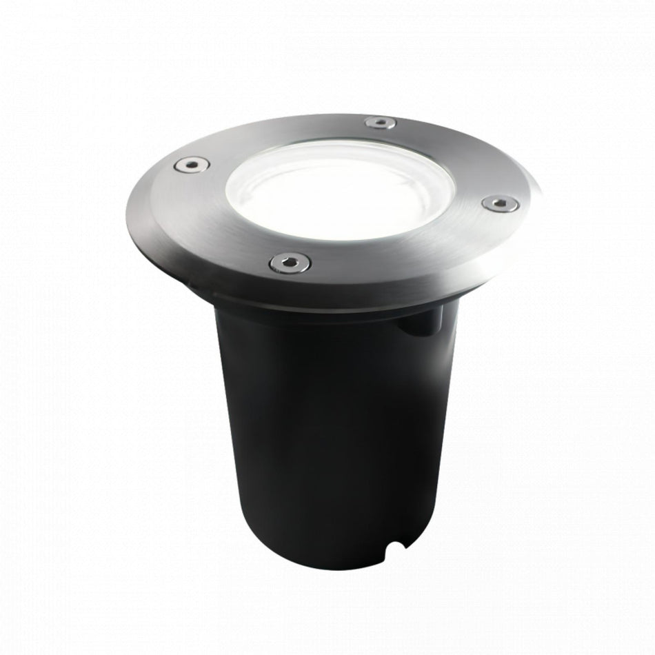 LED Bodeneinbaustrahler rund Edelstahl Außenleuchte Bodenleuchte IP67