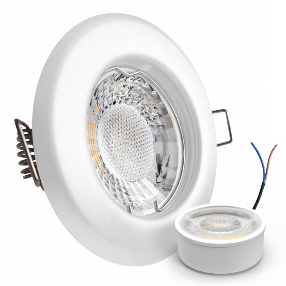 CONCEPTRUN LED Einbaustrahler Spot weiß rund Lochmaß Ø 55mm - 75mm geringe Tiefe 25mm