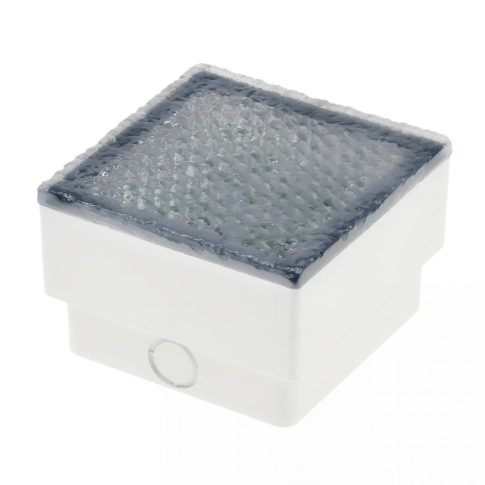 CONCEPTRUN LED Pflasterstein Bodenleuchte Wegeleuchte Bodeneinbauleuchte Außenleuchte 10x10cm warmweiß 3000K IP67 230V