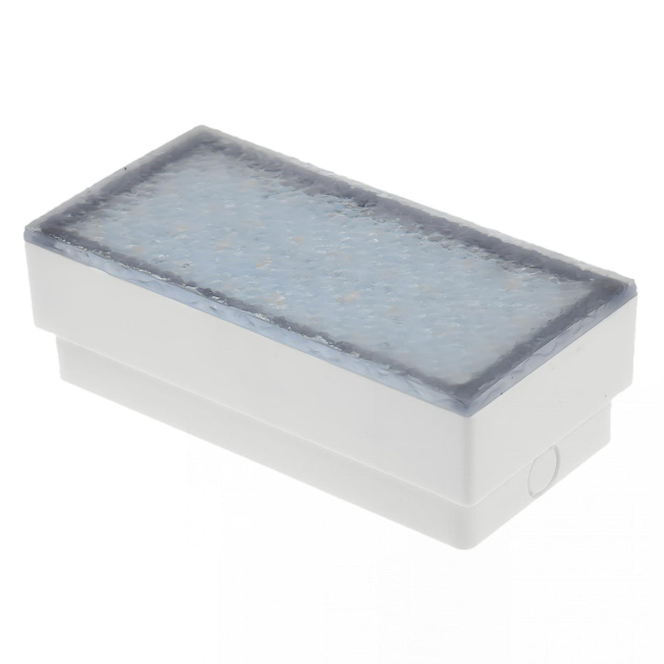 CONCEPTRUN LED Pflasterstein Bodenleuchte Wegeleuchte Bodeneinbauleuchte Außenleuchte 10x20cm warmweiß 3000K IP67 230V
