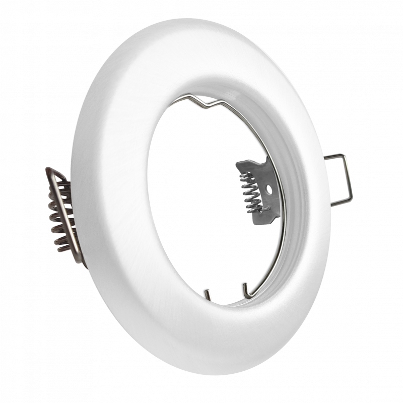 LED Einbaustrahler weiß | Runder Einbauspot | Lochmaß Ø 55mm - 75mm | geringe Einbautiefe 25mm | Anschlussfertig 