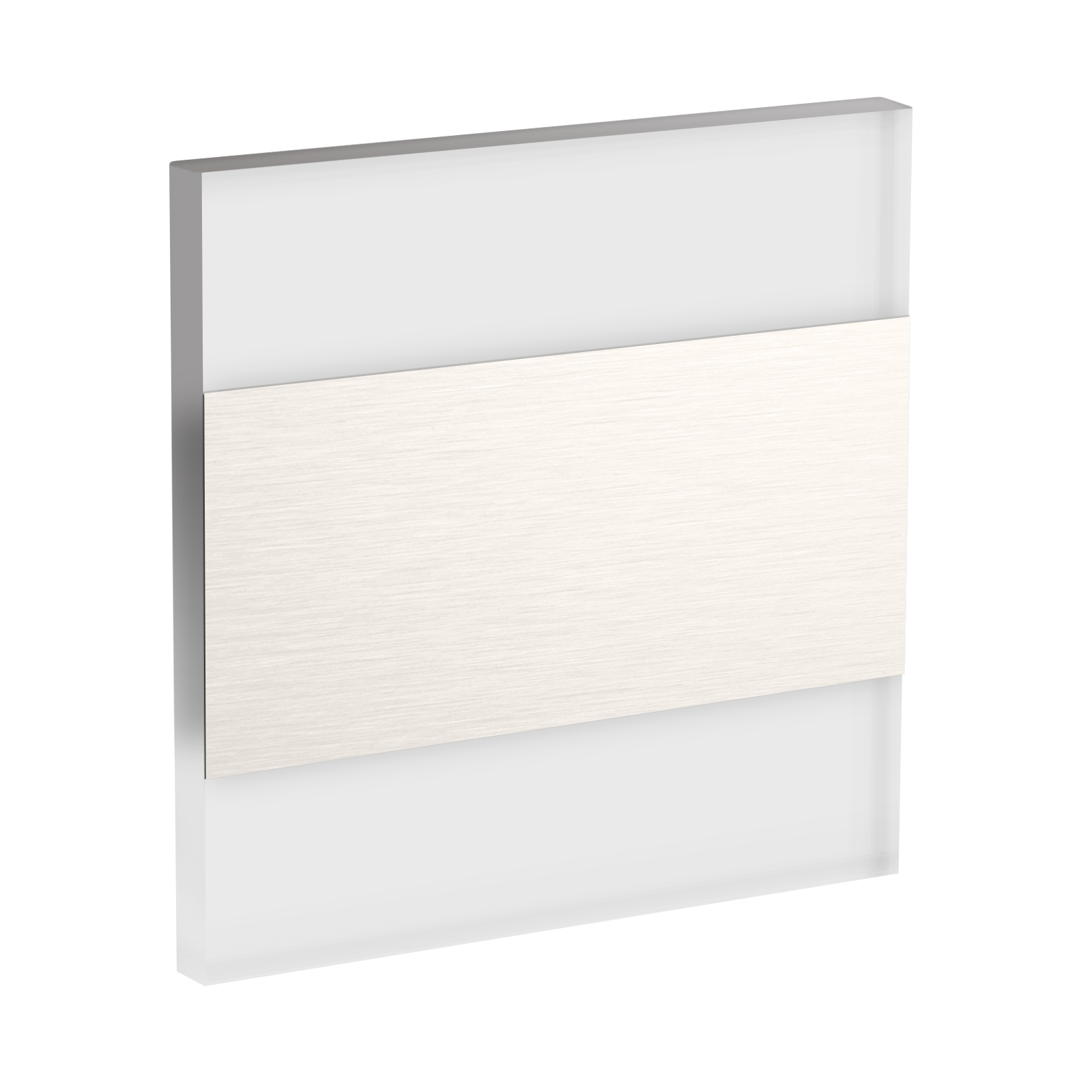 LED Wandeinbaustrahler Treppenlicht Wandeinbauleuchte warmweiß flach Satinglas quadratisch WB7 230V